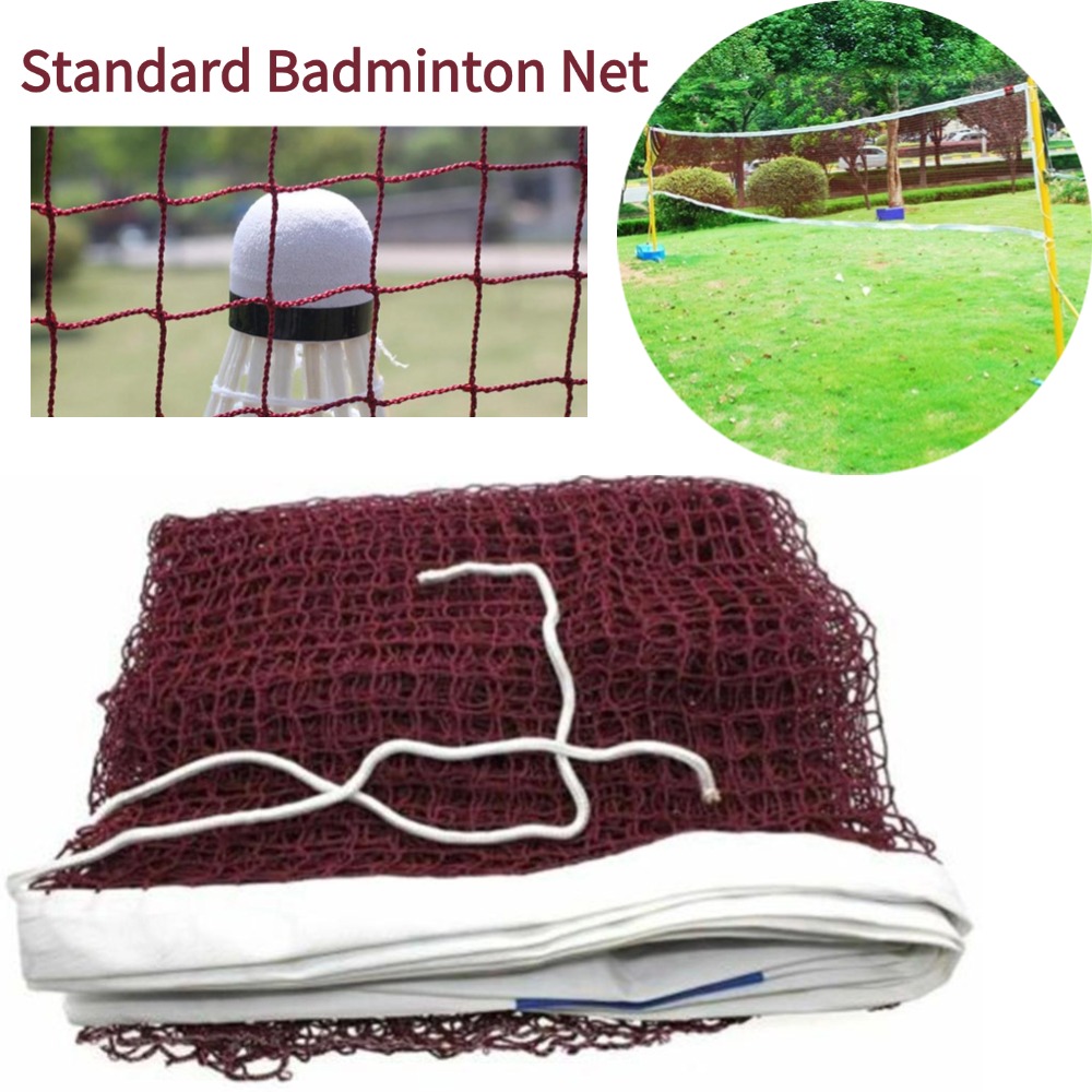 Badminton Tournament - ตาข่ายแบดมินตันมาตรฐานสำหรับฝึกซ้อมแบบมืออาชีพ พกพาสะดวก พับเก็บได้ ใช้ได้ทั้งกีฬาแบดมินตันและเทนนิสกลางแจ้ง