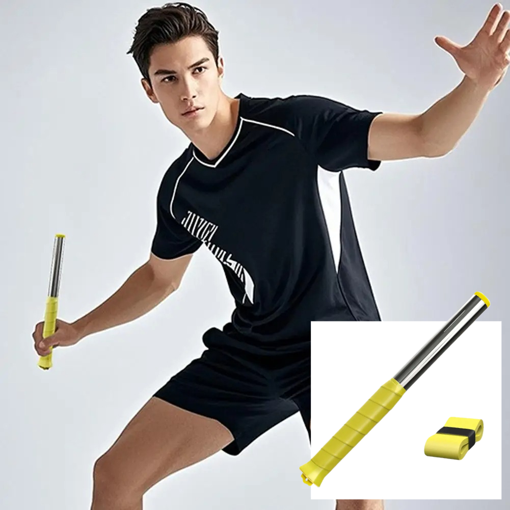 Badminton Forehand Backhand - อุปกรณ์ฝึกซ้อมแบดมินตัน 1 ชิ้น สำหรับฝึกซ้อมเดี่ยว ช่วยปรับท่าทางการตีลูกด้วยมือหน้าและมือหลัง อุปกรณ์ฝึกเพิ่มพลังสำหรับผู้เริ่มต้น