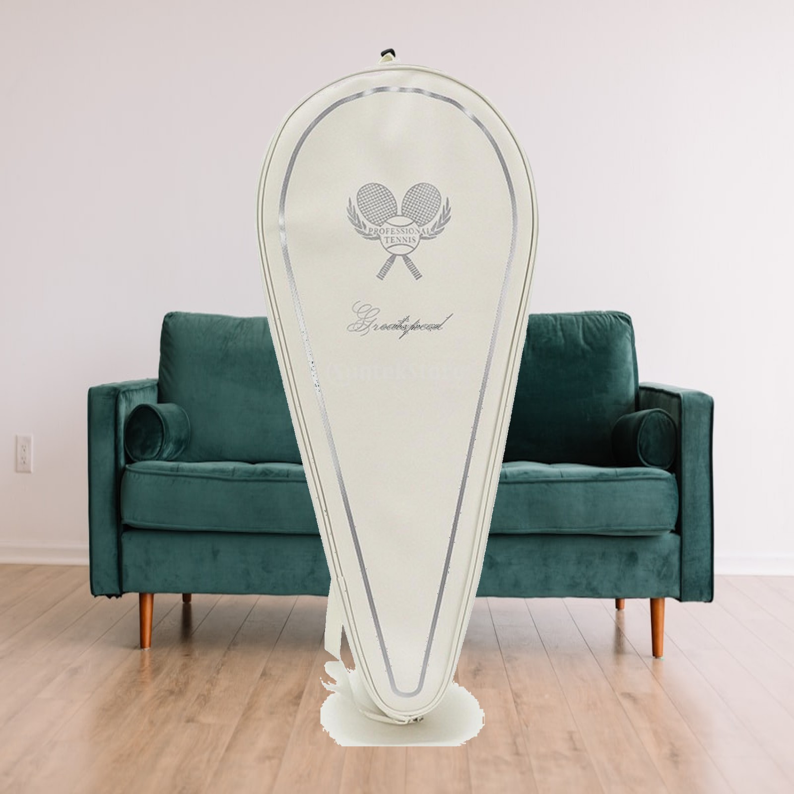 Racket Cover Bag - กระเป๋าคลุมไม้เทนนิสพร้อมสายสะพายไหล่ ป้องกันไม้เทนนิสได้ดี ทนทานต่อการฉีกขาด เหมาะสำหรับผู้ที่เดินทาง