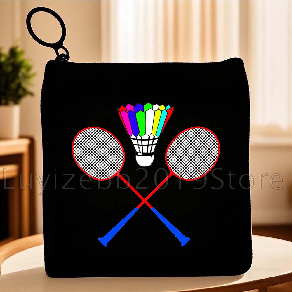 กระเป๋าใส่เหรียญผ้าแคนวาสลายคำ - Badminton Quotes Funny บทวิจารณ์และราคา