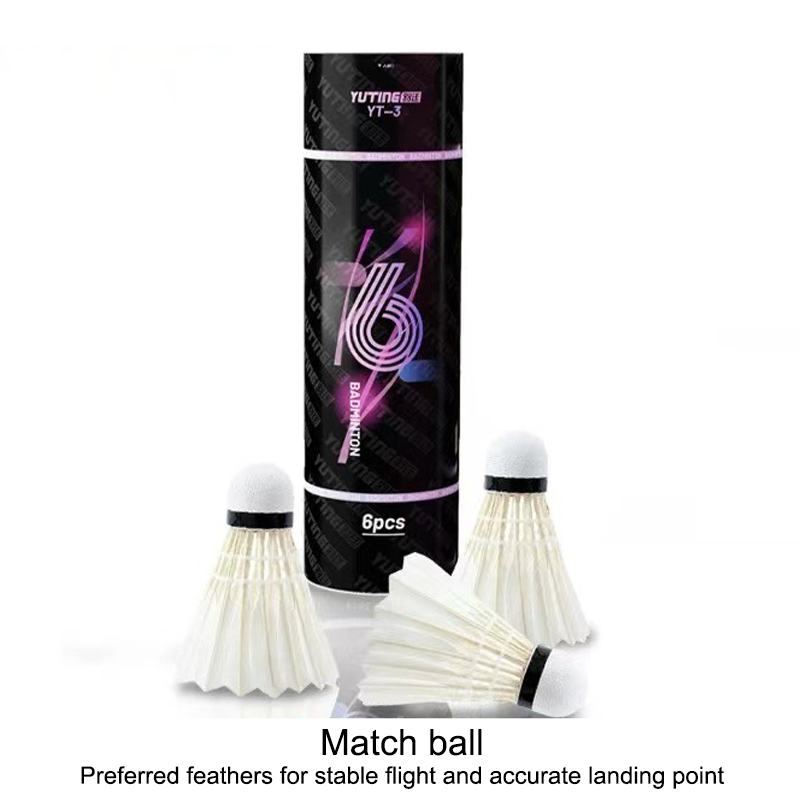 ลูกขนไก่แบดมินตันขนห่านสีขาว 3 - Badminton Tournament บทวิจารณ์และราคา