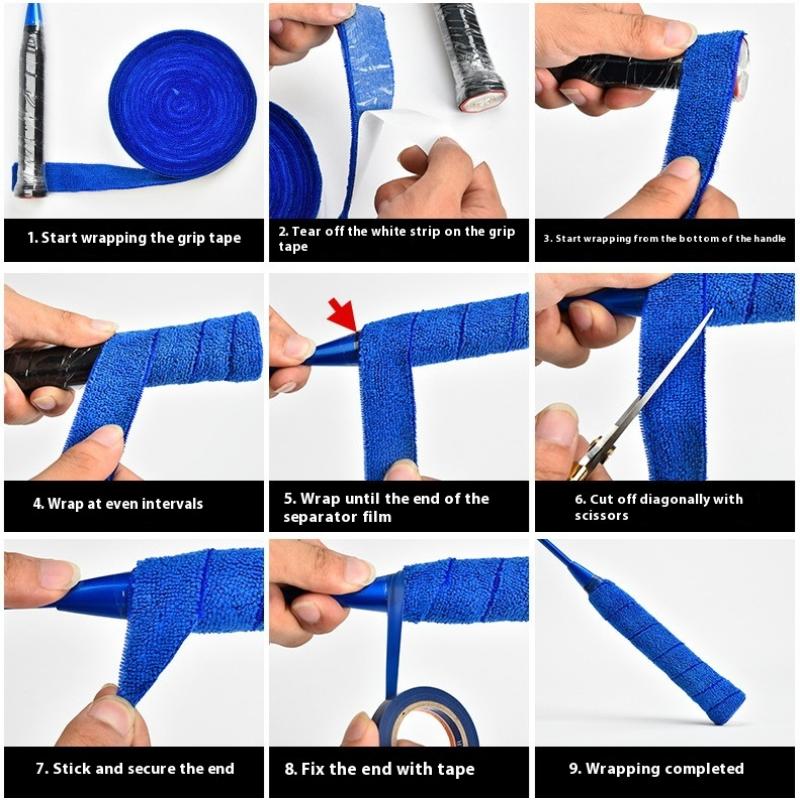 ใหม่! ชุด 1 ชิ้น ขนาด 5 ม./10  - Badminton Grip Tape บทวิจารณ์และราคา