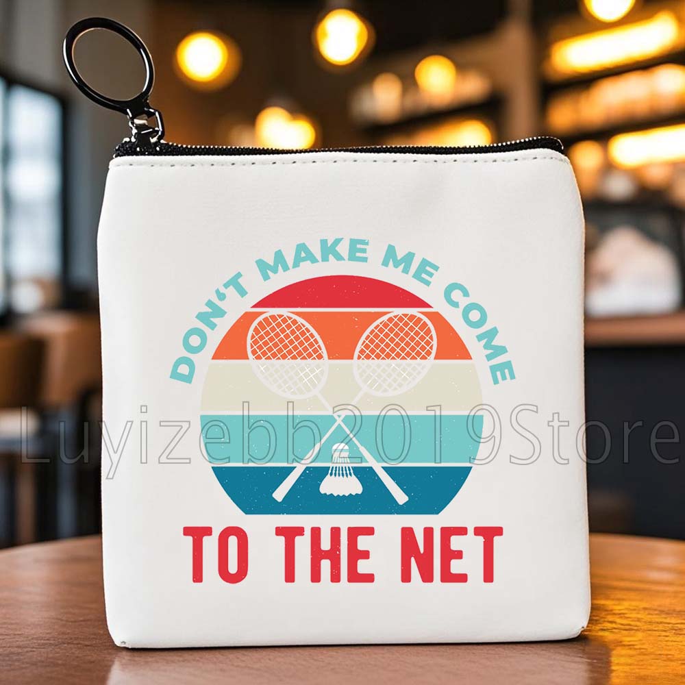 กระเป๋าใส่เหรียญผ้าแคนวาสลายคำ - Badminton Quotes Funny บทวิจารณ์และราคา