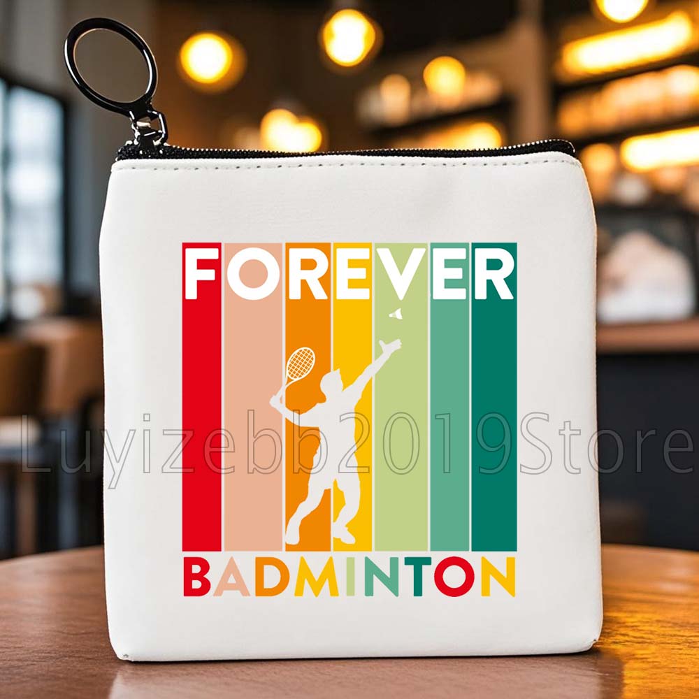กระเป๋าใส่เหรียญผ้าแคนวาสลายคำ - Badminton Quotes Funny บทวิจารณ์และราคา