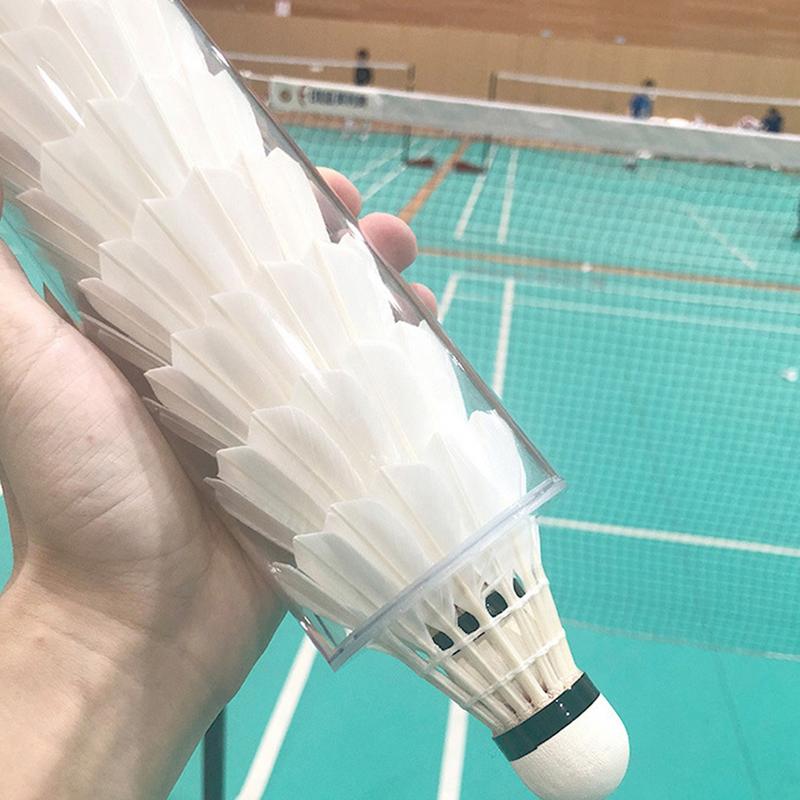 ลูกขนไก่หลอดเก็บลูกแบดมินตันผู - Badminton Youtube บทวิจารณ์และราคา