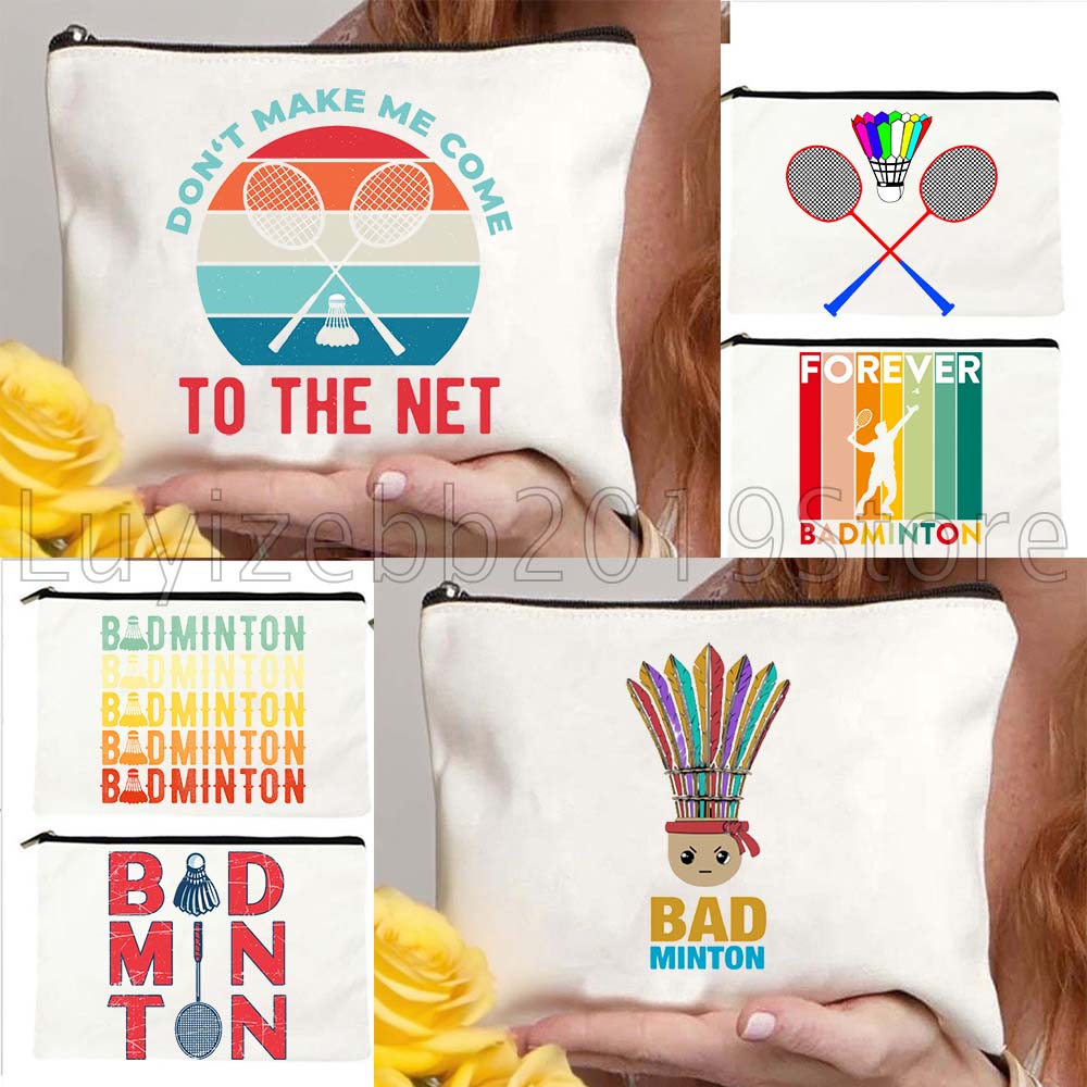 กระเป๋าเครื่องสำอางลายแบดมินตั - Badminton Quotes บทวิจารณ์และราคา