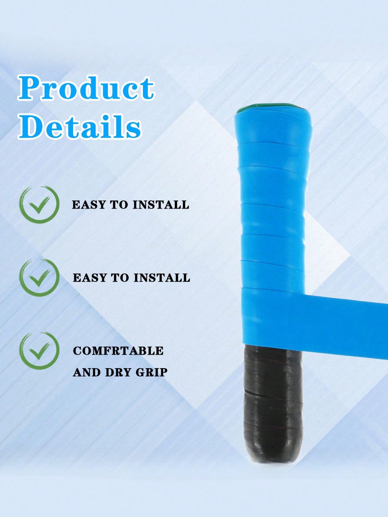 เทปพันด้ามจับ PU สำหรับเทนนิส  - Badminton Grip Tape บทวิจารณ์และราคา