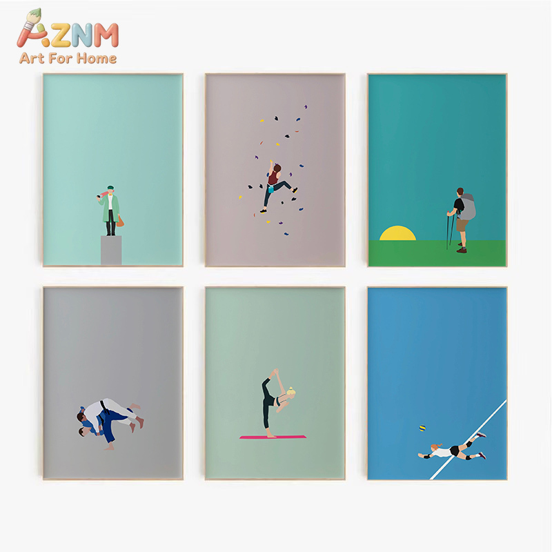 AZNM ศิลปะบนผืนผ้าใบแนวสปอร์ตส - Badminton Quotes บทวิจารณ์และราคา